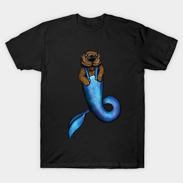 "Quaid" - MerOtter - Mermaid Otter - Marauder T-Shirt by mpflies2